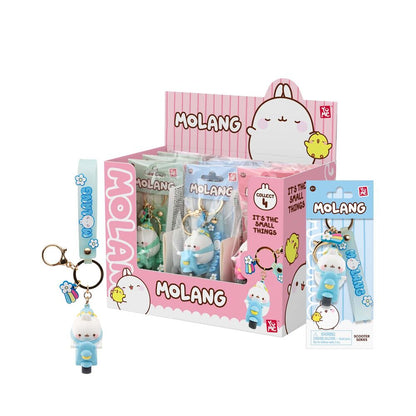 Molang Scooter assorted keychain figure 6cm Nerdscape