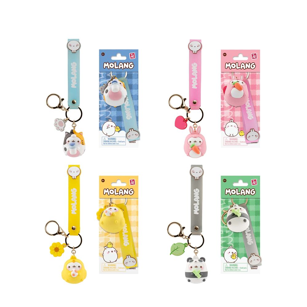 Molang Animal Costume assorted keychain figure 5cm Nerdscape