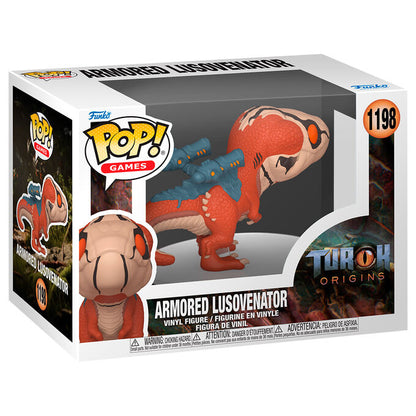 POP figure Turok Armored Lusovenator Nerdscape