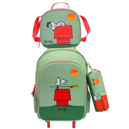 Panuts Snoopy Trolley set + pencil case + lunch bag Nerdscape