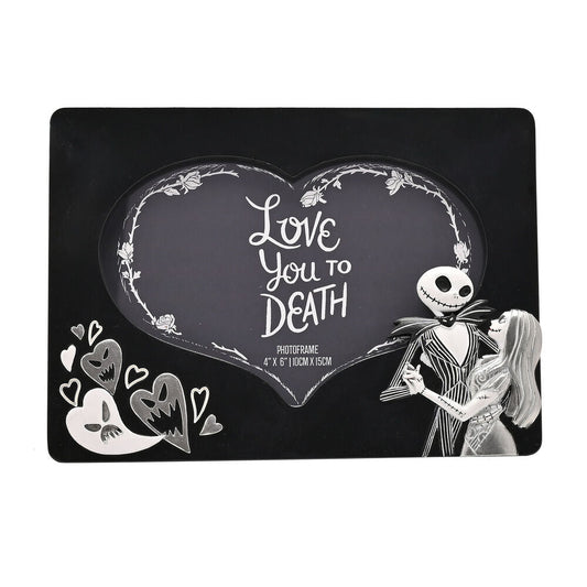 Disney Nightmare Before Christmas Love You to Death photo frame Nerdscape