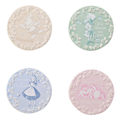 Disney Alice in Wonderland set of 4 coasters Nerdscape