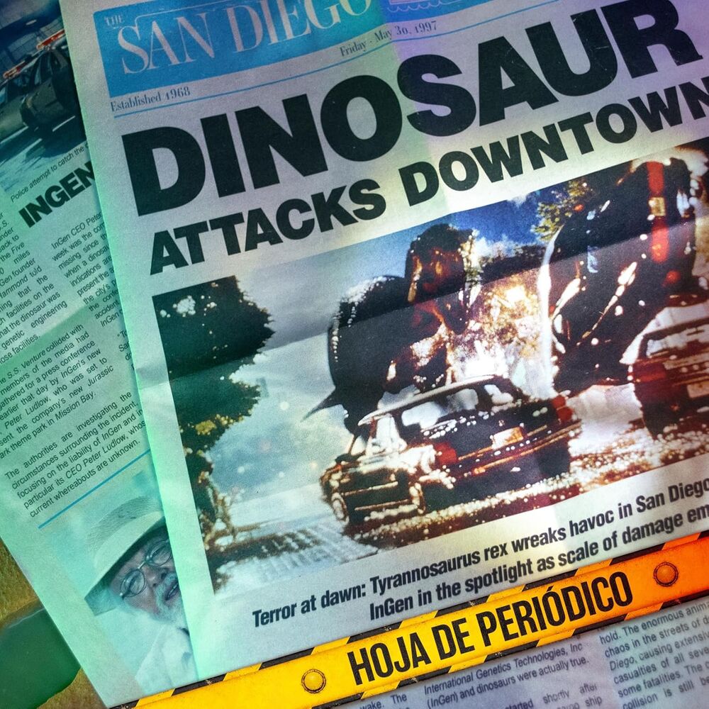 Jurassic Park The Lost Memories Metal box Nerdscape