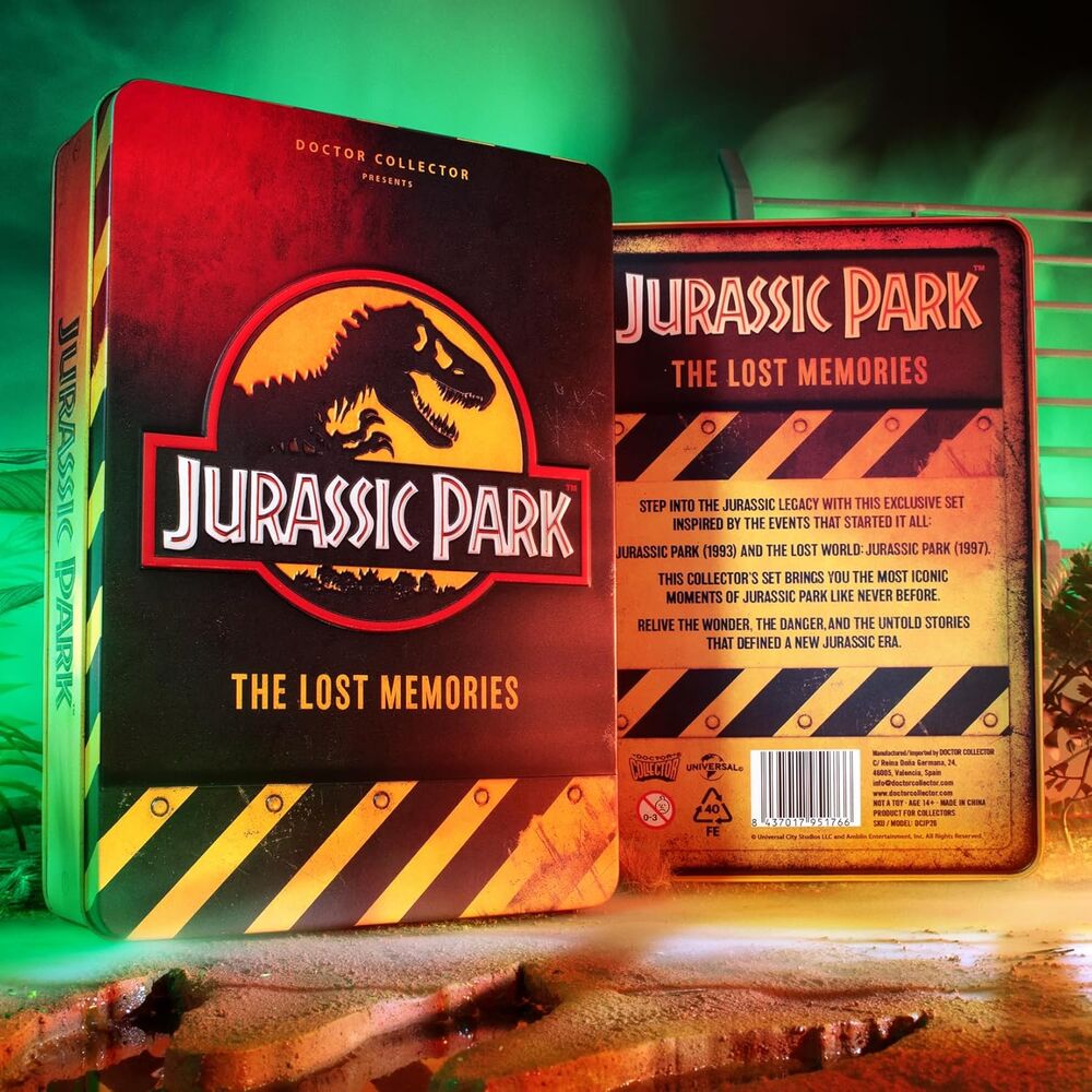 Jurassic Park The Lost Memories Metal box Nerdscape