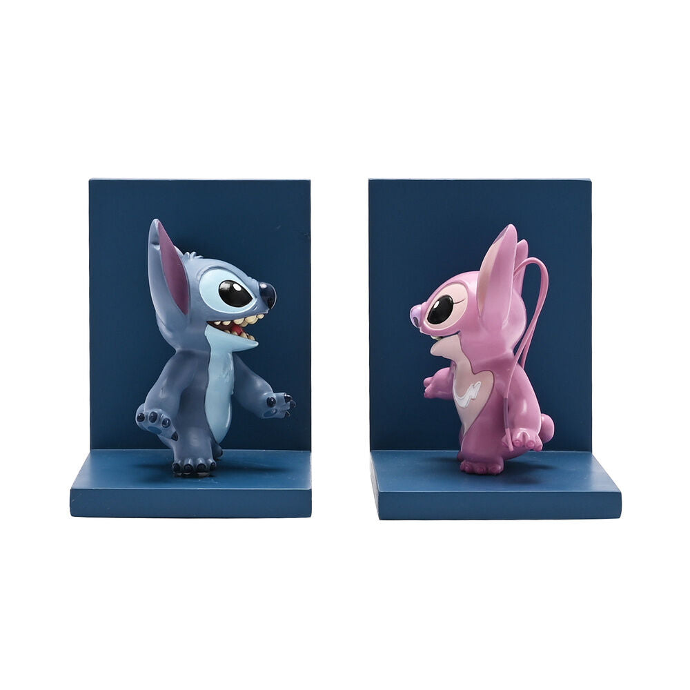 Disney Stitch & Angel bookends