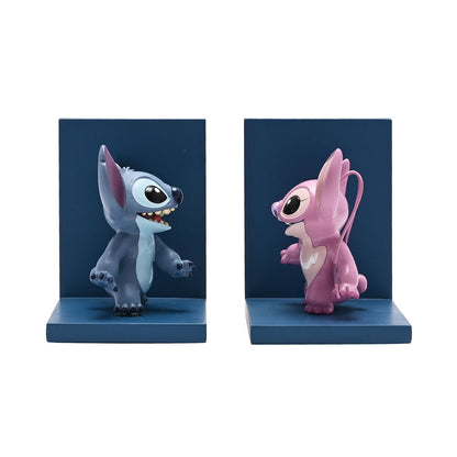 Disney Stitch & Angel bookends