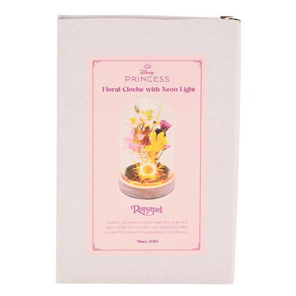 Disney Princess Rapunzel florals in a clonche with neon light Nerdscape