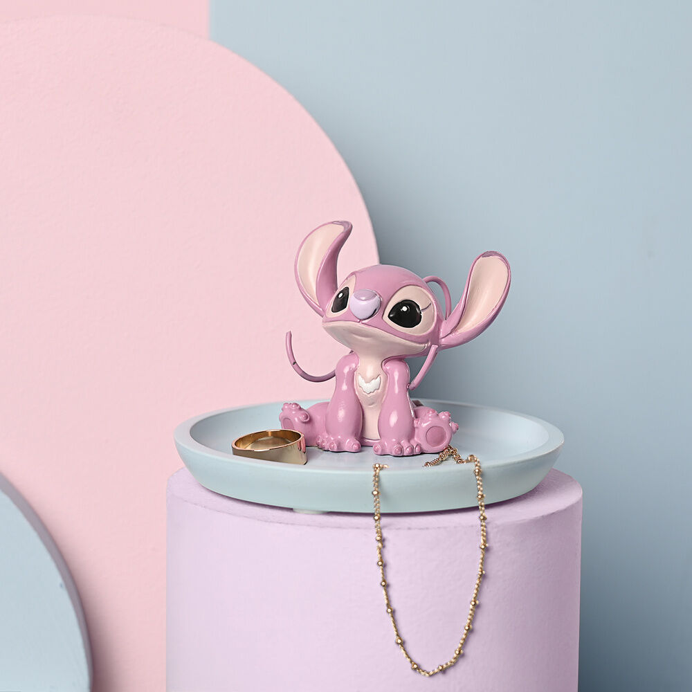 Disney Stitch Angel resin trinket dish Nerdscape
