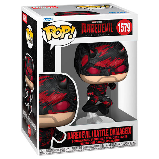 POP figure Marvel Daredevil Born Again Daredevil Battle Damaged Nerdscape