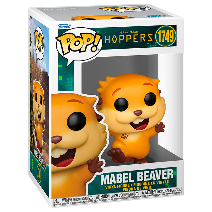 Funko Pop! Disney Hoppers Mabel Beaver 5 + 1 Chase - Figura da Collezione Vinyl