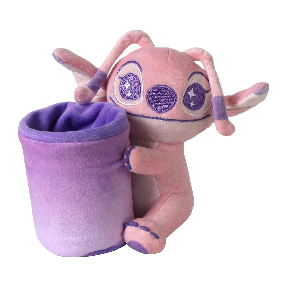 Disney Stitch Angel plush pencil holder Nerdscape