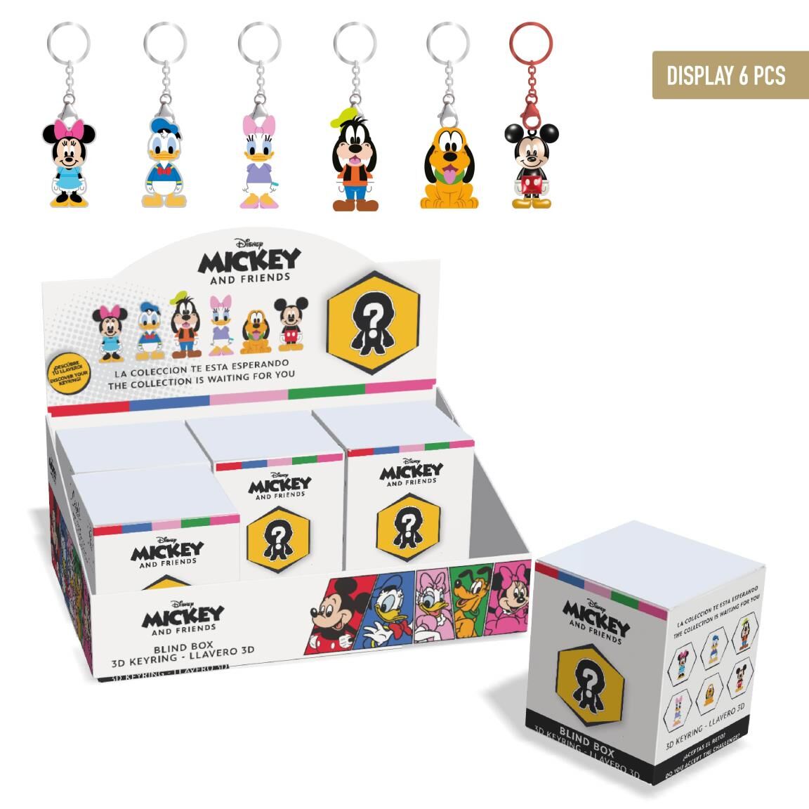 Disney Mickey and Friends assorted surprise keychain Nerdscape