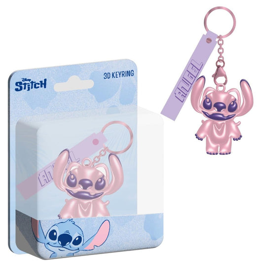 Disney Stitch Angel keychain Nerdscape