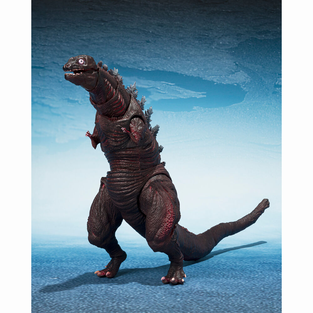 Godzilla The Second Form & Third Form & Giant Unidentified Creature S.H. MonsterArts set figures Nerdscape
