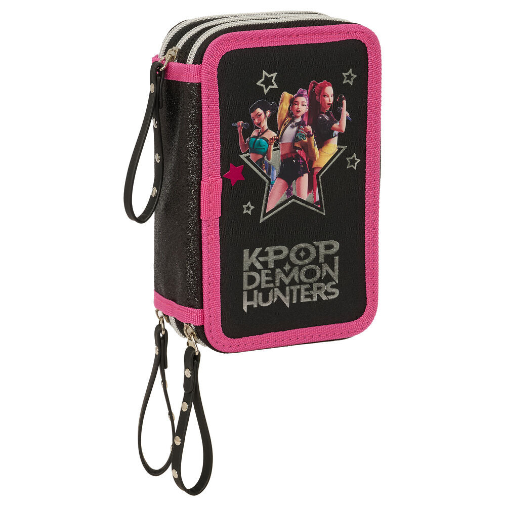 Demon Hunters Kpop Energy triple pencil case 37pcs Nerdscape