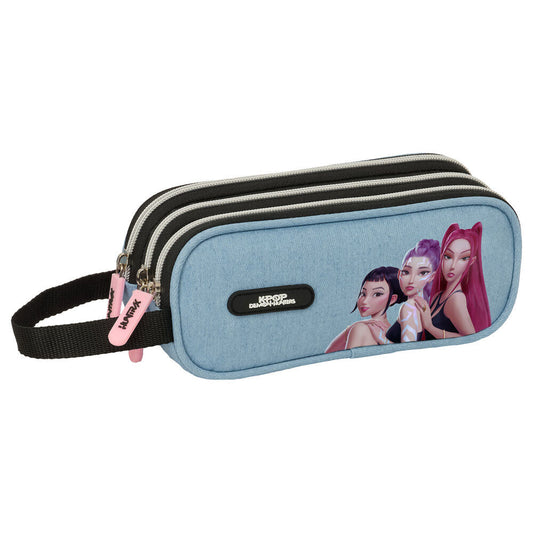 Demon Hunters Kpop Huntrix triple pencil case Nerdscape