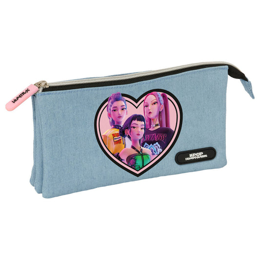 Demon Hunters Kpop Huntrix triple pencil case Nerdscape