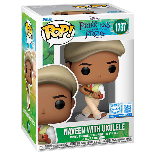 POP figure Disney The Princess and the Frog Naveen with Ukulele Nerdscape