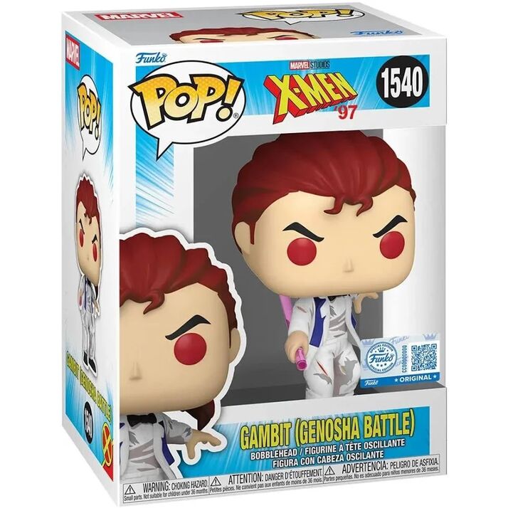 POP figure Plus Marvel X-Men '97 Gambit Genosha Battle Nerdscape