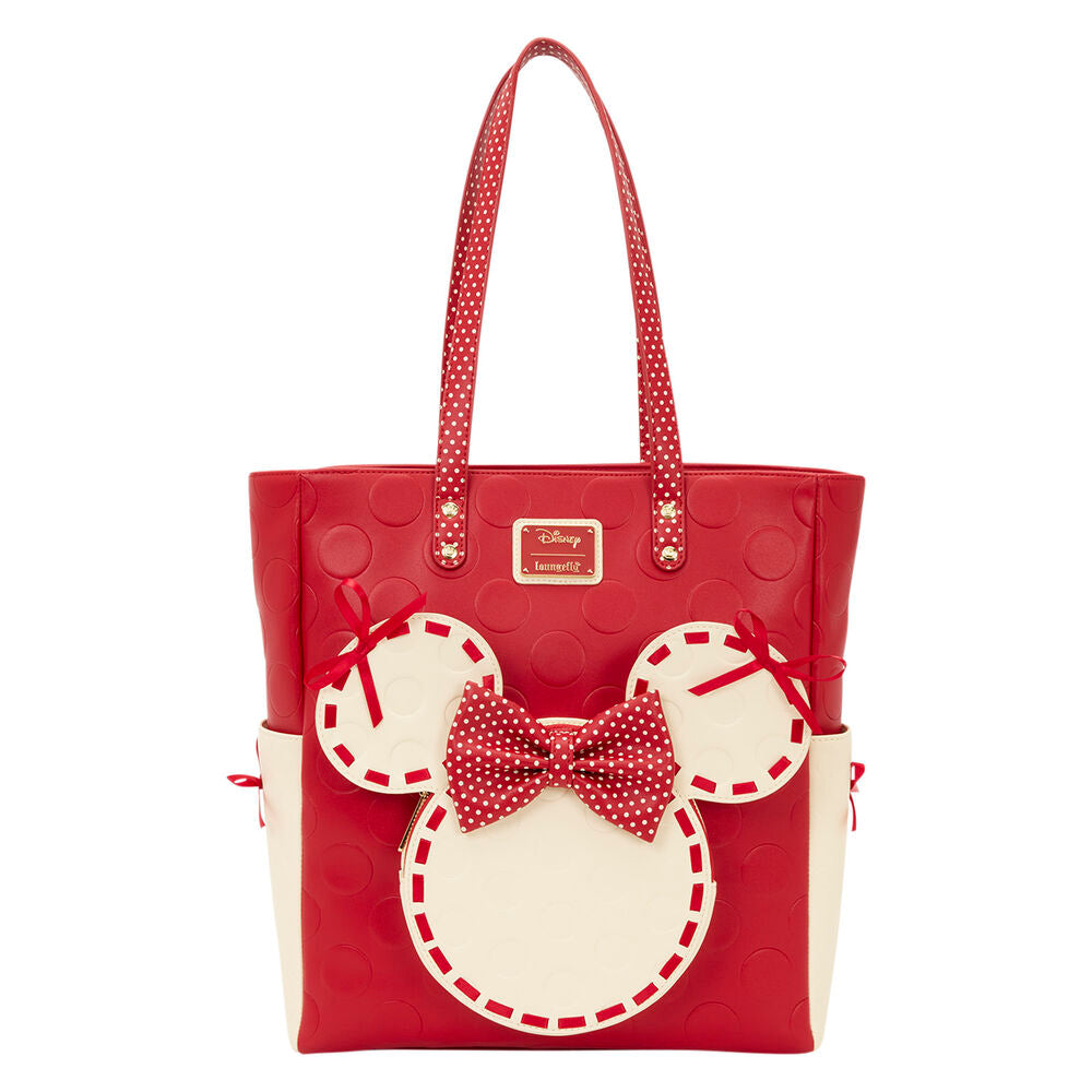 Loungefly Disney Minnie Mouse Rocks the Dots Coquette tote bag Nerdscape