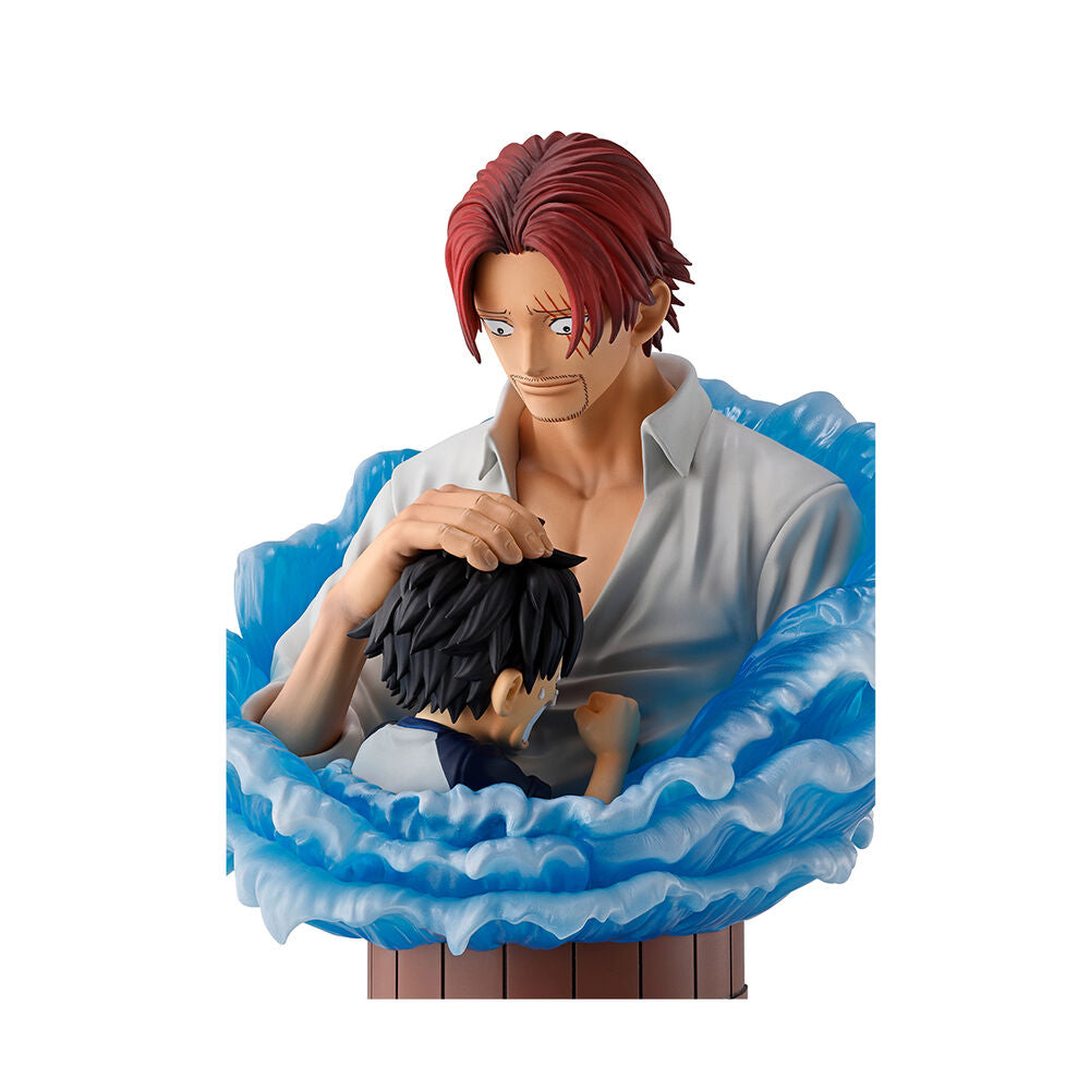 One Piece Red Hair Pirates Shanks & Luffy figure 15cm Nerdscape