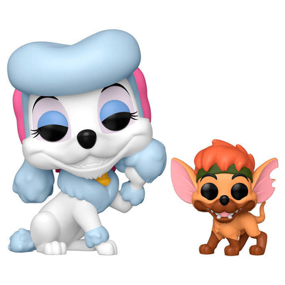 POP figure Disney Oliver & Company Georgette with Tito Nerdscape