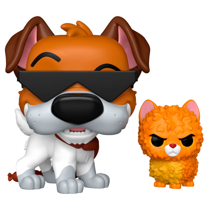 POP figure Disney Oliver & Company Dodger with Oliver 5 + 1 Chase Nerdscape