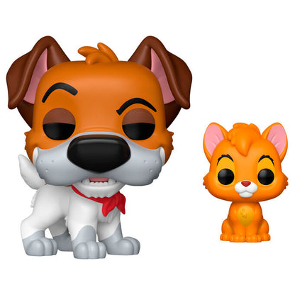 POP figure Disney Oliver & Company Dodger with Oliver 5 + 1 Chase Nerdscape