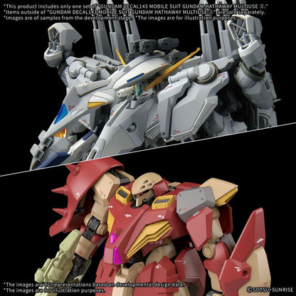 Gundam MSG: Hathaway: The Sorcery of Nymph Circe Gundam Decal143 Mobile suit stickers Nerdscape