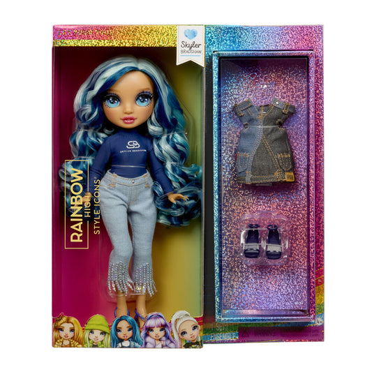 Rainbow High Style Icons Fashion Dolls Skyler doll Nerdscape