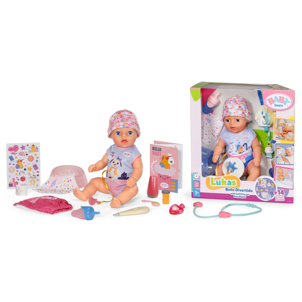 Baby Born Fun Bathroom Lukas doll 36cm Nerdscape