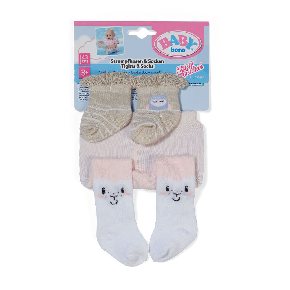 Baby Born Pack of 2 pairs of tights and socks Nerdscape