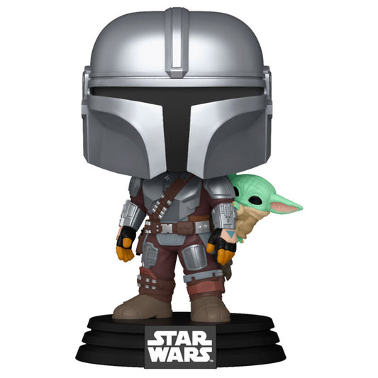 Funko Pop! The Mandalorian Mandalorian & Grogu - Figura da Collezione Vinyl