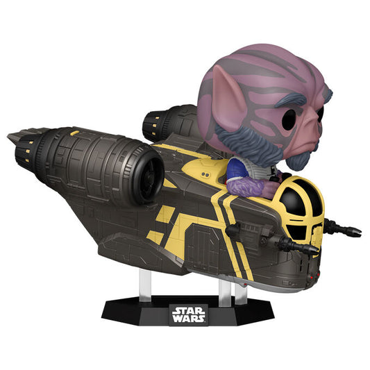Funko Pop! Mandalorian Mandalorian & Grogu Deluxe Rides - Figura da Collezione Vinyl