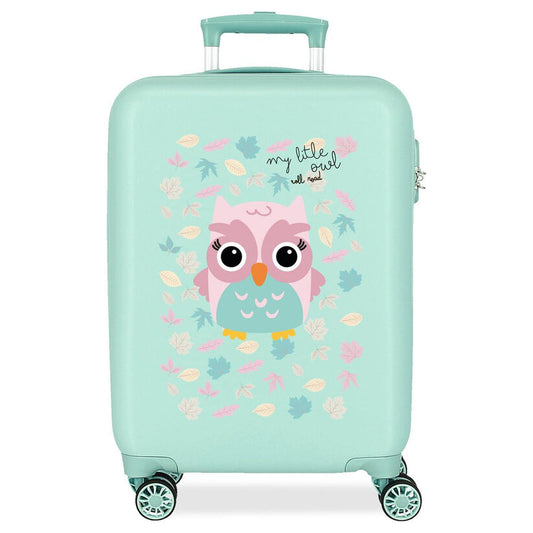 Roll Road Owl Happy Pets ABS trolley suitcase 55cm