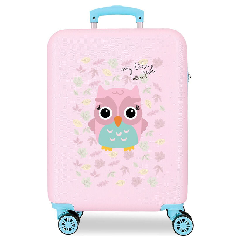 Roll Road Owl Happy Pets ABS trolley suitcase 55cm Nerdscape
