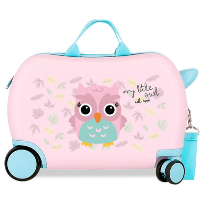 Roll Road Owl Happy Pets ABS trolley suitcase 45cm Nerdscape