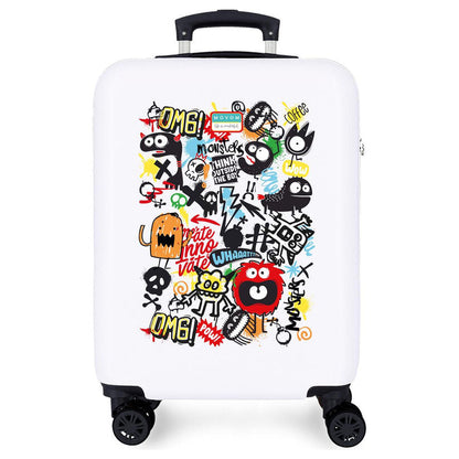 Movom Monsters ABS trolley suitcase 55cm Nerdscape