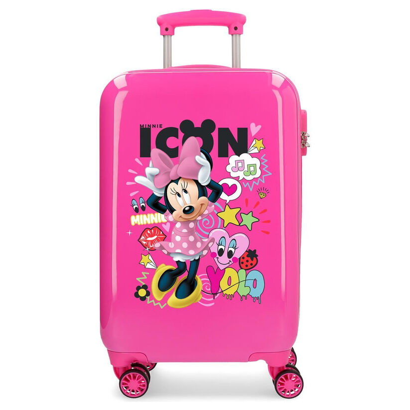 Disney Minnie Enjoy ABS trolley suitcase 55cm Nerdscape