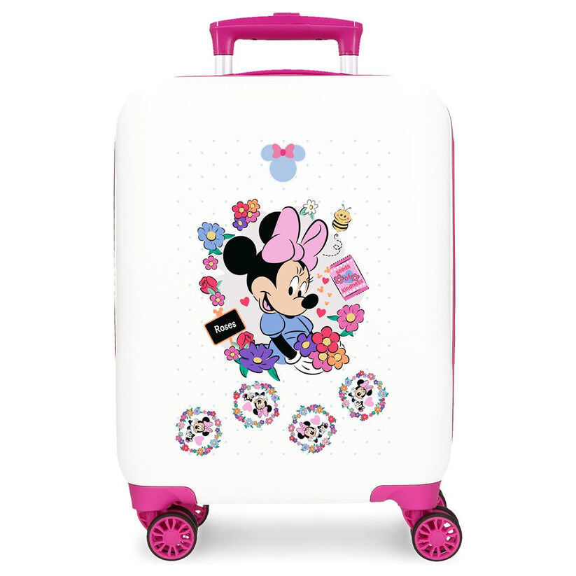 Disney Minnie Flowers ABS trolley suitcase 50cm Nerdscape
