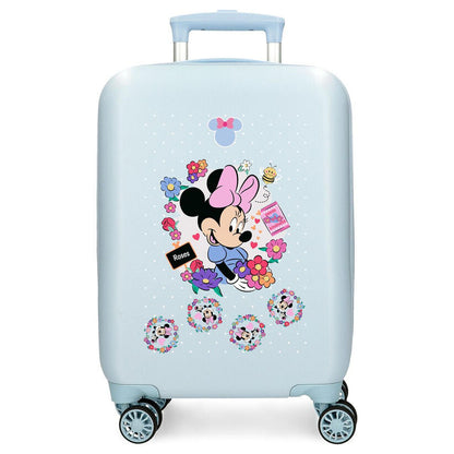 Disney Minnie Flowers ABS trolley suitcase 50cm Nerdscape