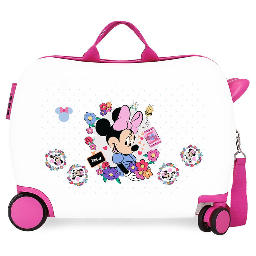 Disney Minnie Flowers ABS trolley suitcase 50cm Nerdscape