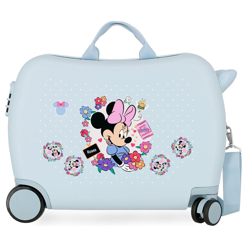 Disney Minnie Flowers ABS trolley suitcase 50cm Nerdscape