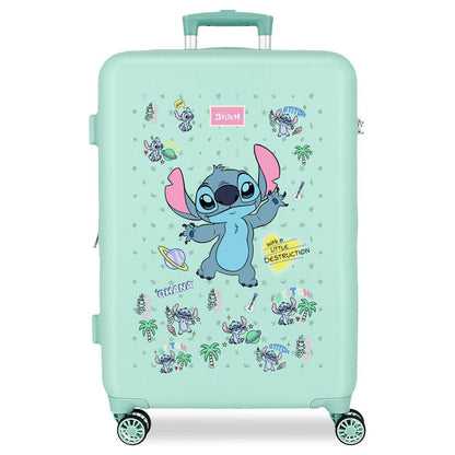 Disney Stitch Little Destrution ABS trolley suitcase 65cm Nerdscape