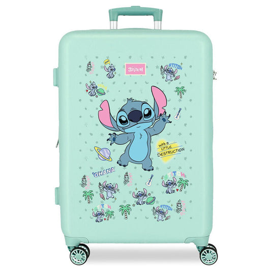 Disney Stitch Little Destrution ABS trolley suitcase 65cm Nerdscape