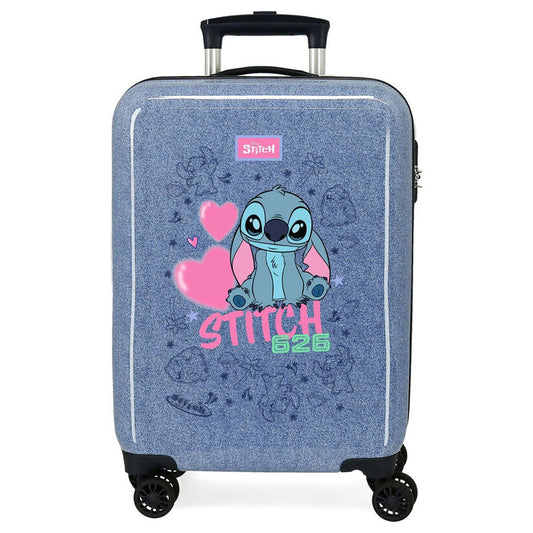 Disney Stitch Hearts ABS trolley suitcase 55cm