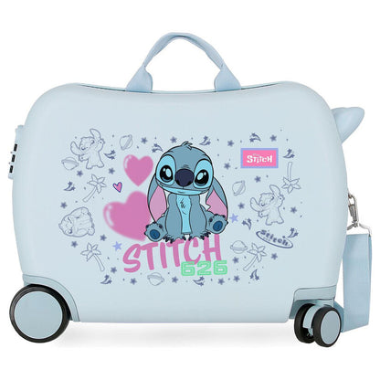 Disney Stitch Hearts ABS trolley suitcase 50cm Nerdscape