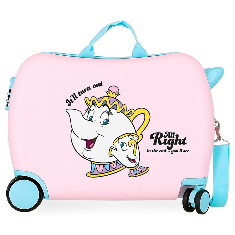 Disney Beauty and the Beast Chip All Right ABS trolley suitcase 50cm Nerdscape