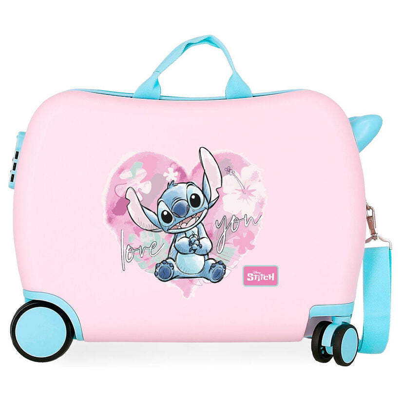 Disney Stitch Heart ABS trolley suitcase 50cm Nerdscape