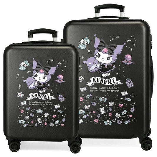 Hello Kitty Kuromi Fortune Telling ABS 2-piece trolley suitcase set 55/65cm Nerdscape
